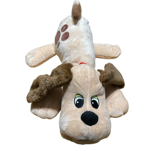 Pound Puppies Puppy 16” Plush Paw Prints Red Collar Tag 2023 - Picture 1 of 9